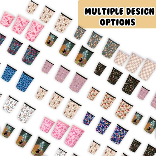 Reusable Insulated Neoprene Iced Coffee Cup Sleeve (3 Count)
