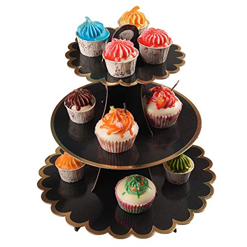Cupcake Stand with Lace Trim