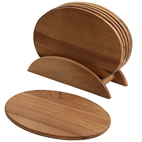 Woodard & Charles 6 Acacia Wood Serving Boards w (10 Count)