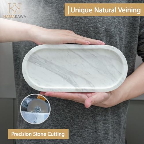 Oval Bathroom Vanity Tray