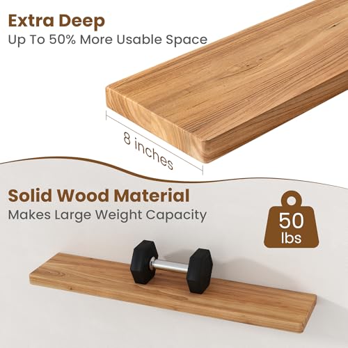 Floating Shelves for Wall (2 Count)