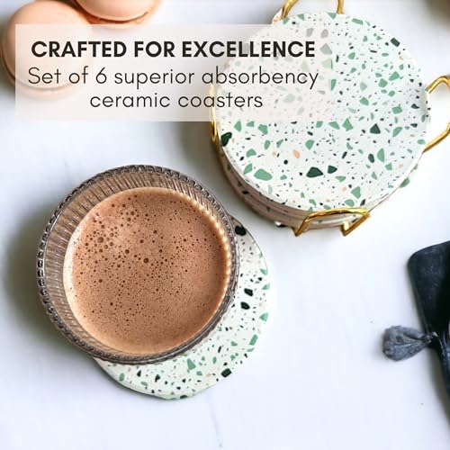 Terrazzo Coasters Set of 6 (6 Count)