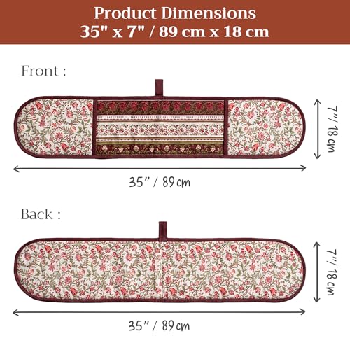 Double Oven Mitts 100% Cotton Double Oven Glove