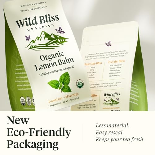Organic Lemon Balm Tea (25 Count)