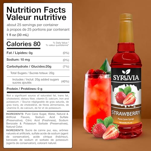 Strawberry Syrup (25.4 Fl Oz)