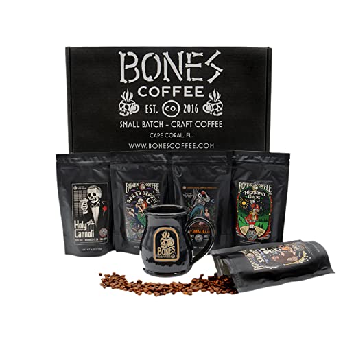 Favorite Flavors Sample Pack Box Set with Specialty Coffee Mug (20 Ounce)