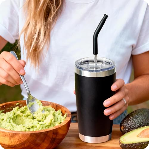 Stainless Steel Straws for 20 oz YETI Tumbler (4 Count)