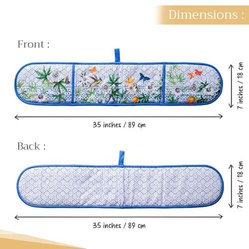 Double Oven Mitts 100% Cotton Double Oven Glove