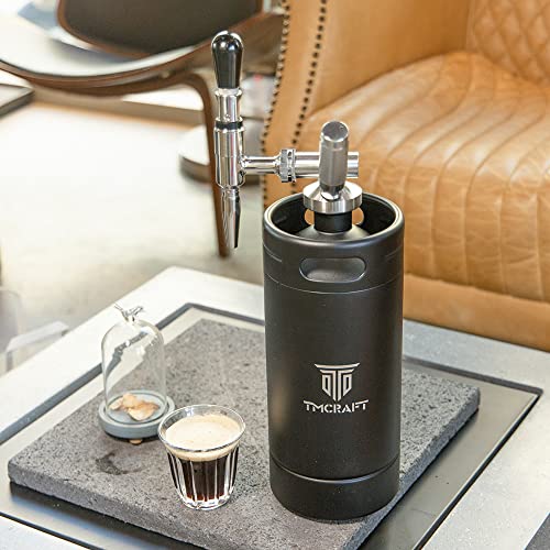 128oz Nitro Cold Brew Coffee Maker with Stout Creamer Faucet