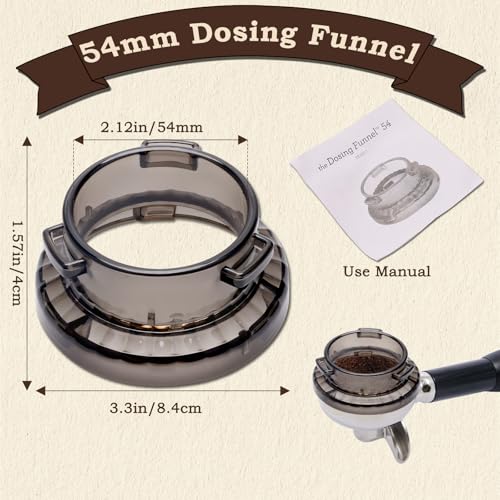 54mm Dosing Funnel Espresso Portafilter Funnel for Breville