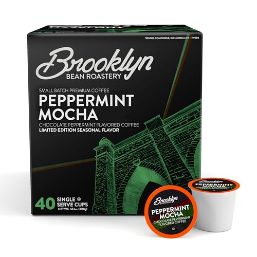 Peppermint Mocha Coffee Pods for Keurig K (40 Count)