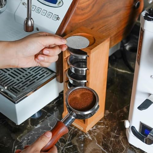58mm Espresso Filter Basket Stand Portafilter Basket Holder Rack