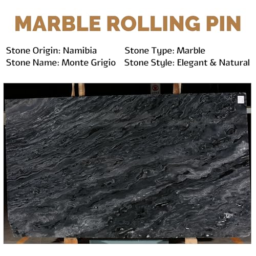 African Natural Marble French Rolling Pin