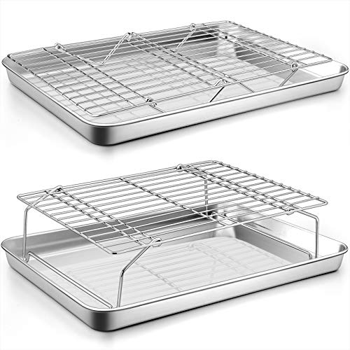 16 Inch Baking Sheet with Rack Set