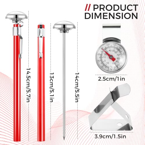 6 Pack Immediate Read Pocket Thermometer (6 Count)
