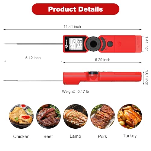 Meat Thermometer Digital Instant Read for Grilling