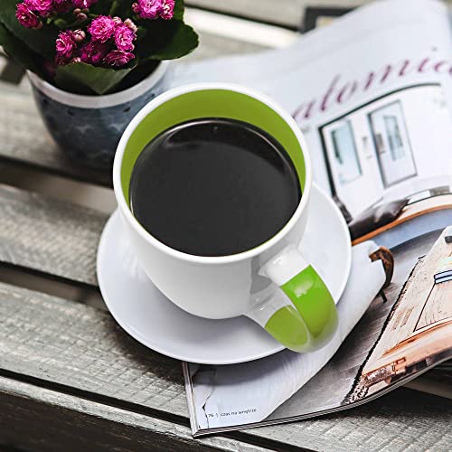Java Two Tone Coffee Mugs 12 oz. Set of 10 (10 Count)