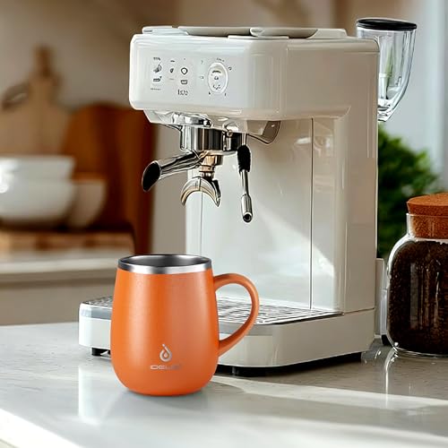 16 oz Insulated Coffee Mug with Lid and Handle