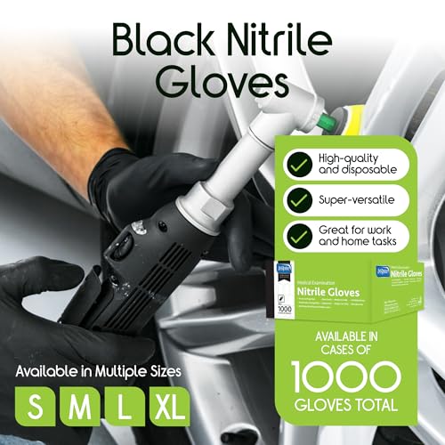Black Nitrile Gloves (1000 Count)