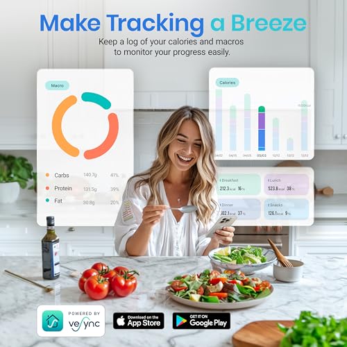 Food Kitchen Scale with Nutritional Calculator