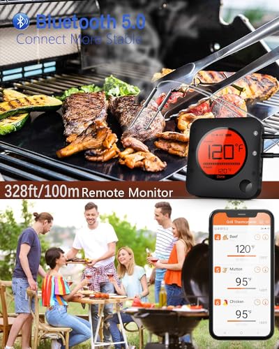 Meat Thermometer Wireless Bluetooth