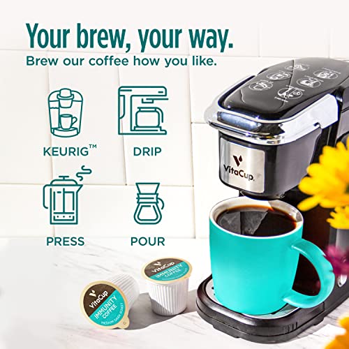 Immunity Medium Roast Coffee Pods (32 Count)