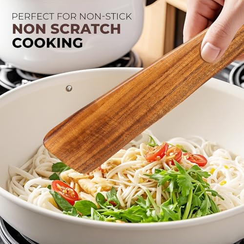 Premium Teak Wood Spatula Set