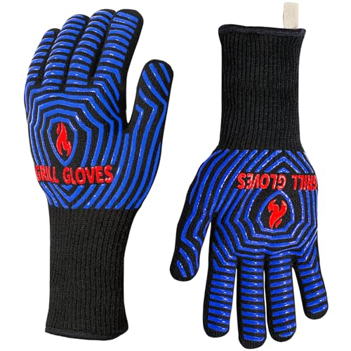 BBQ Gloves Oven Gloves 1472℉ Extreme Heat Resistant