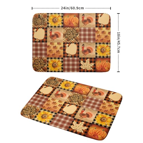 Thanksgiving Dish Drying Mat
