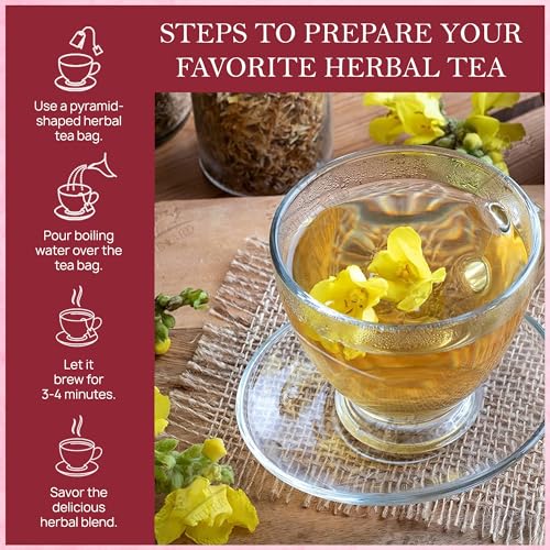 Tealeaf & Co. Mullein Leaf Tea Blended with Fresh Herbs (7.055 Ounce)