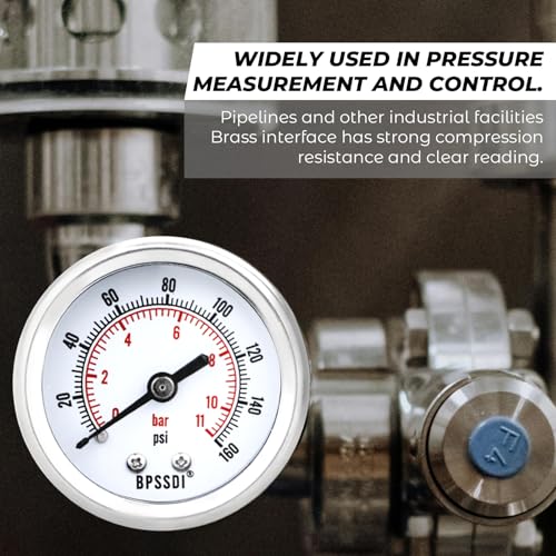 0 160 Psi Low Pressure Gauge