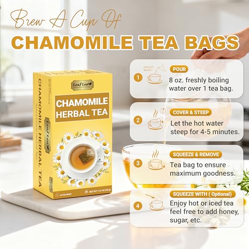 Chamomile Herbal Tea Bags (80 Count)