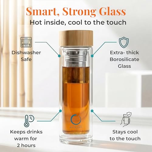 Glass Tea Infuser Bottle