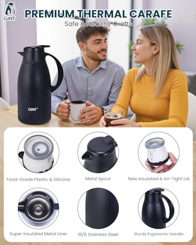 Stainless Steel Thermal Coffee Carafe