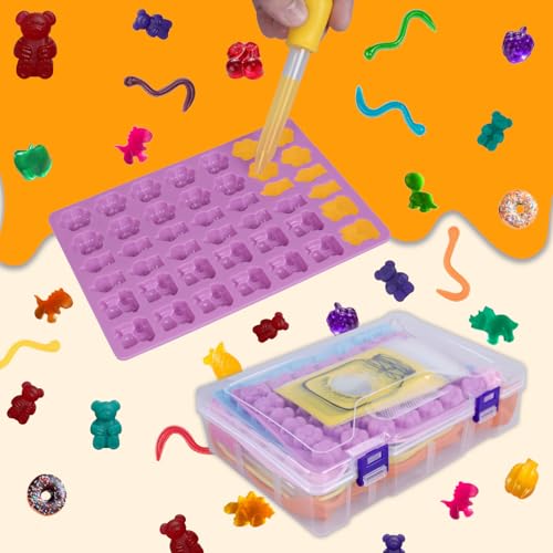 Gummy Bear Molds Silicone 37PCS Set
