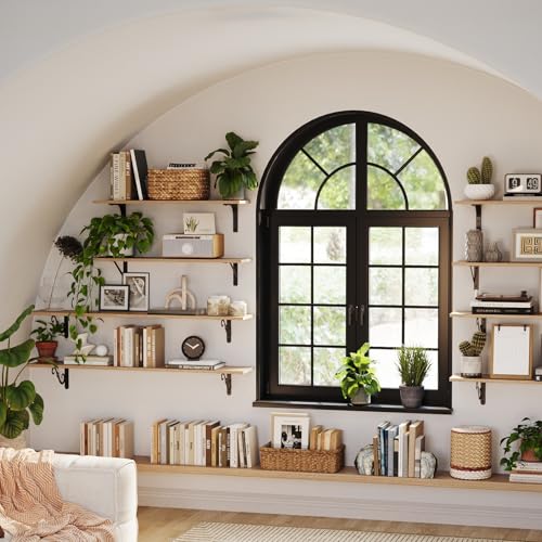 Long Wall Shelves (2 Count)