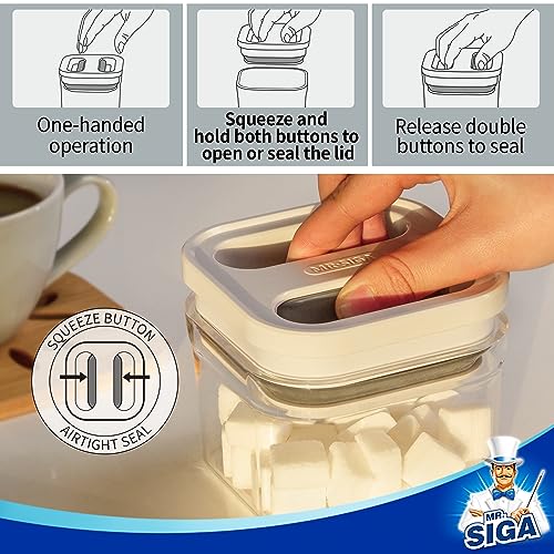 4 Pack Airtight Food Storage Container Set (4 Count)