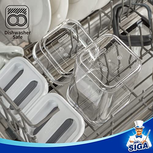 4 Pack Airtight Food Storage Container Set for Pantry Organization (4 Count)