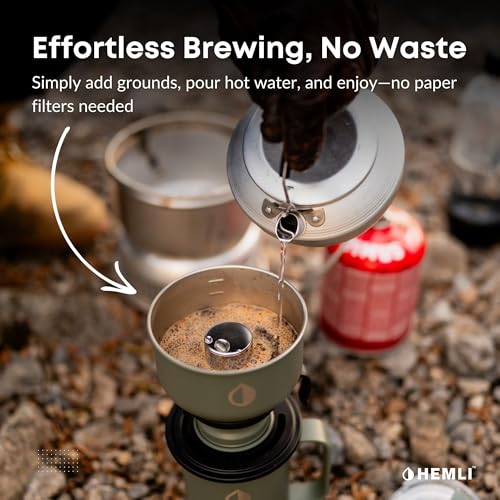 16 oz Pour Over Camping Coffee Maker Set (2 Count)