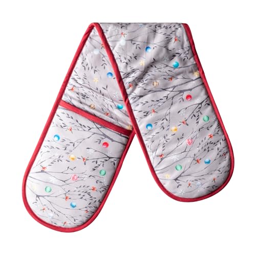 Double Oven Mitts 100% Cotton Double Oven Glove