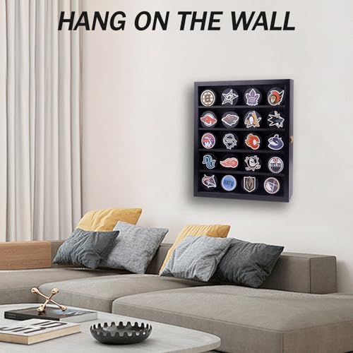 20pcs Hockey Puck Display Case (20 Count)
