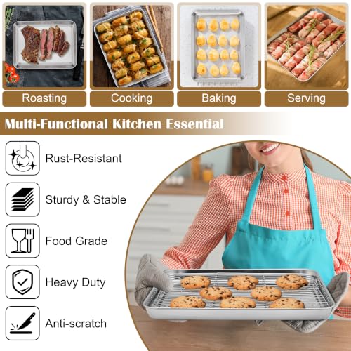 Baking Sheet with Wire Rack (2 Count)