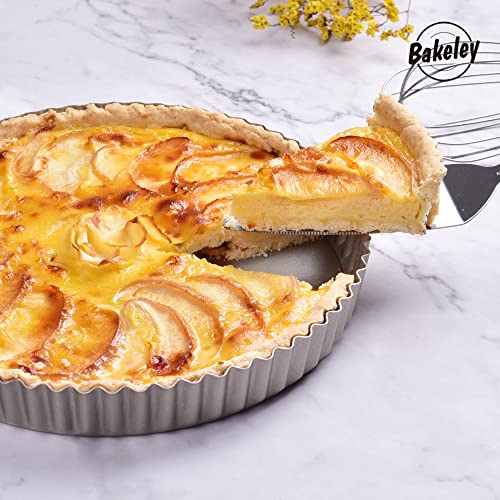 10 Inch Round Tart Pan with Loose Removable Bottom
