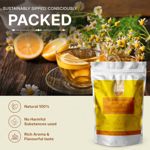 Honey Lemon Green Tea Loose Leaf (3.53 Ounce)