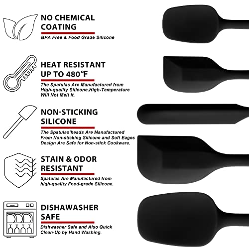 Silicone Spatula Set of 5 (5 Count)