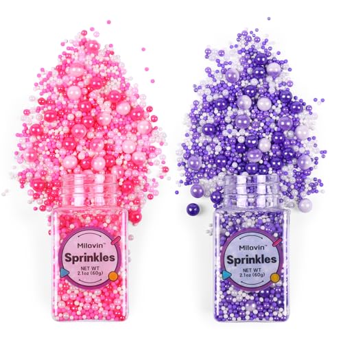 Pink and Purple Sprinkles (4.23 Ounce)