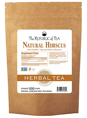 Natural Hibiscus Super Refill Herbal Tea (100 Count)