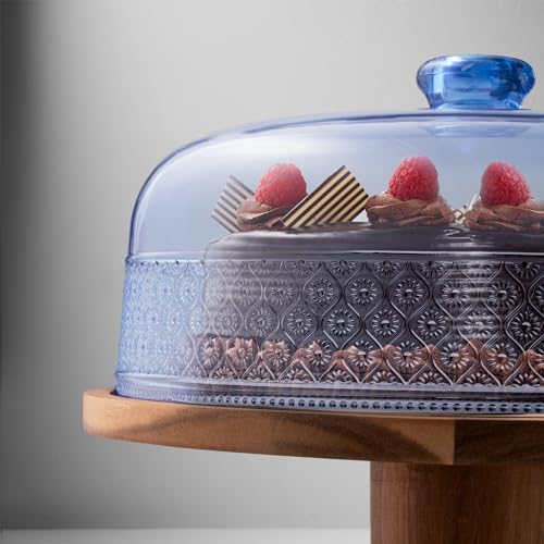 Cake Stand Footed Cake Plate with Dome