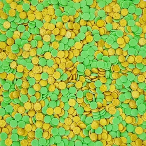 St. Patrick's Day Sequins Edible Sprinkles Pastel Confetti Sequins Quin Sprinkles Decorating Perfect for Cakes