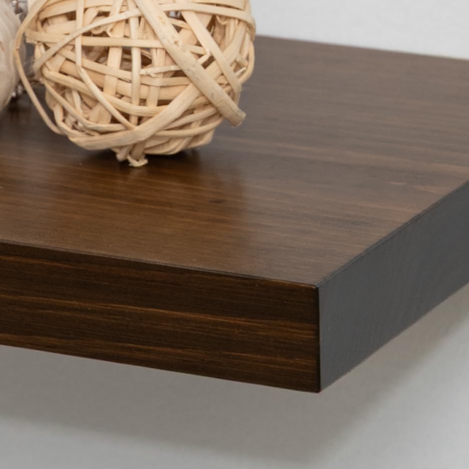 URBANDI Rustic Floating Shelves (2 Count)